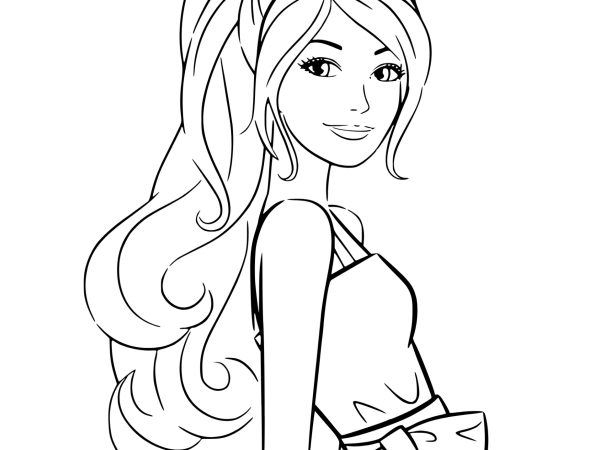 barbie para colorir 32