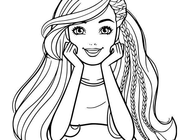 barbie para colorir 50