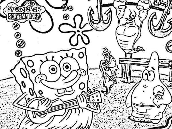 desenho bob esponja imprimir 22