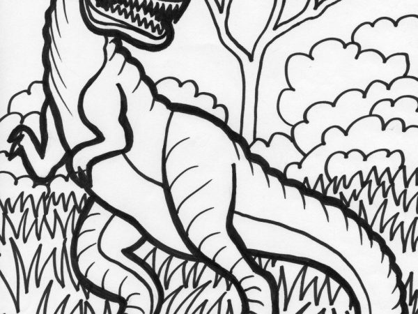 desenho dinossauro imprimir colorirr 14