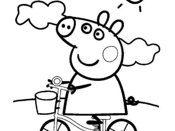 desenho peppa pig imprimir colorir 12