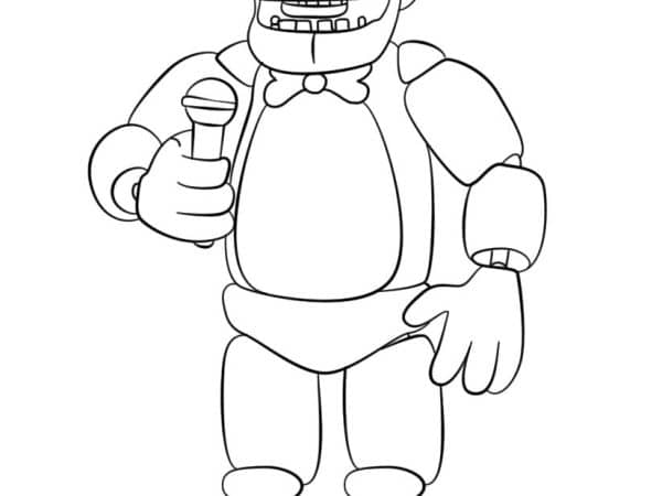 desenho fnaf imprimir 1