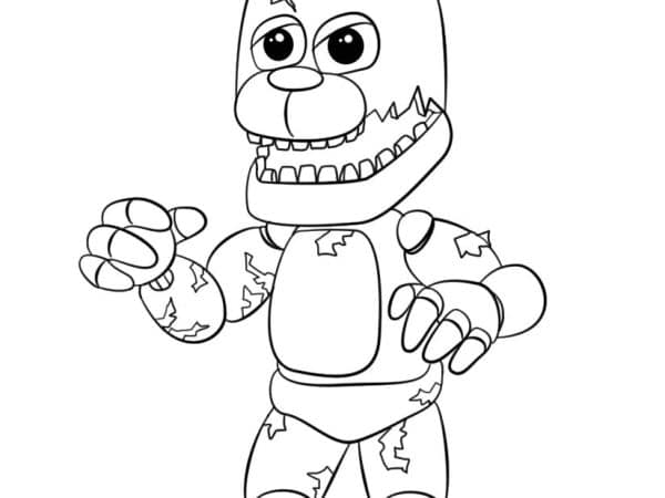 desenho fnaf imprimir 12