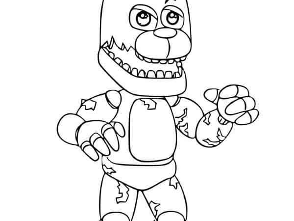 desenho fnaf imprimir 5