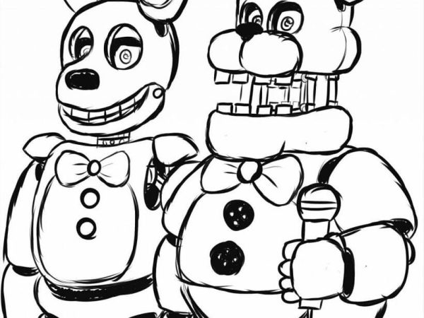 desenho fnaf imprimir 8