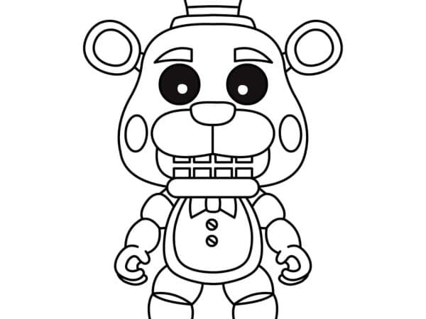 fnaf para colorir 10